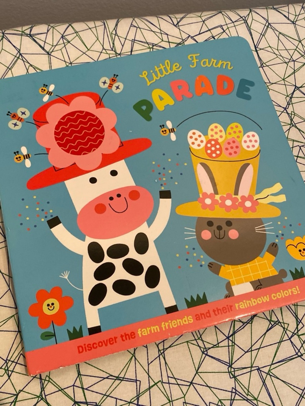 Target Little Farm Parade Board Book - Blue, Red, Pink, Yellow